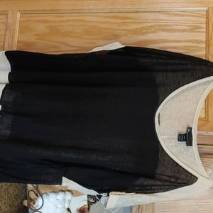 Lane Bryant Sheer short sleeve top